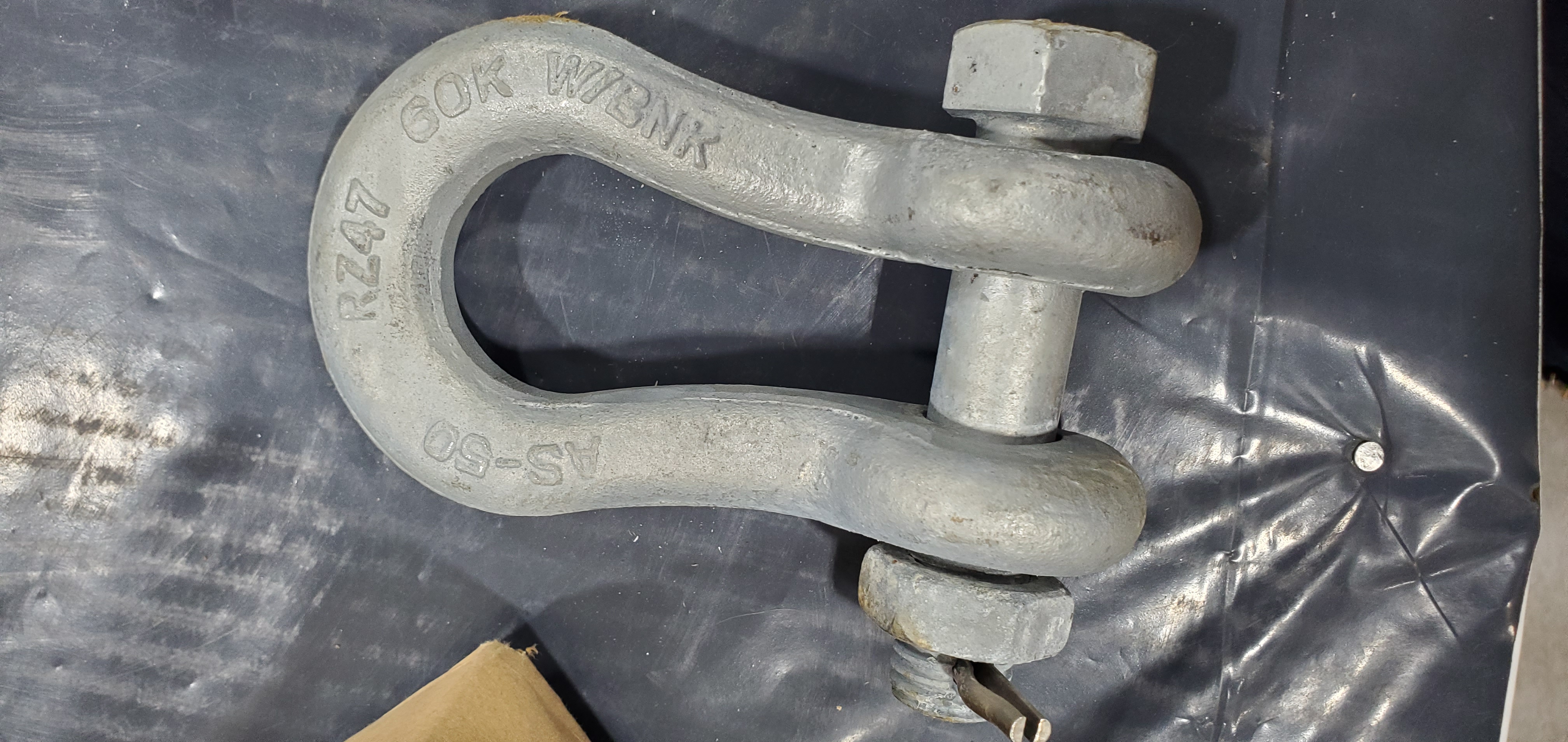 SHACKLE, PIN CLEVIS GALVS FST